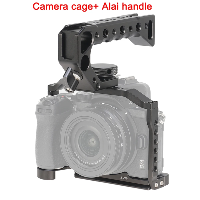 FOTGA Camera Cage Z50 DSLR Camera Cage for Nikon Z 50 Rabbit Cage Camera Rig Ved