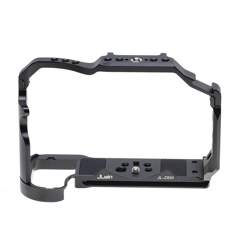 Z6III Camera Cage Wooden Side Handle Top Hand Grip Quick Release Plate Cage Rig