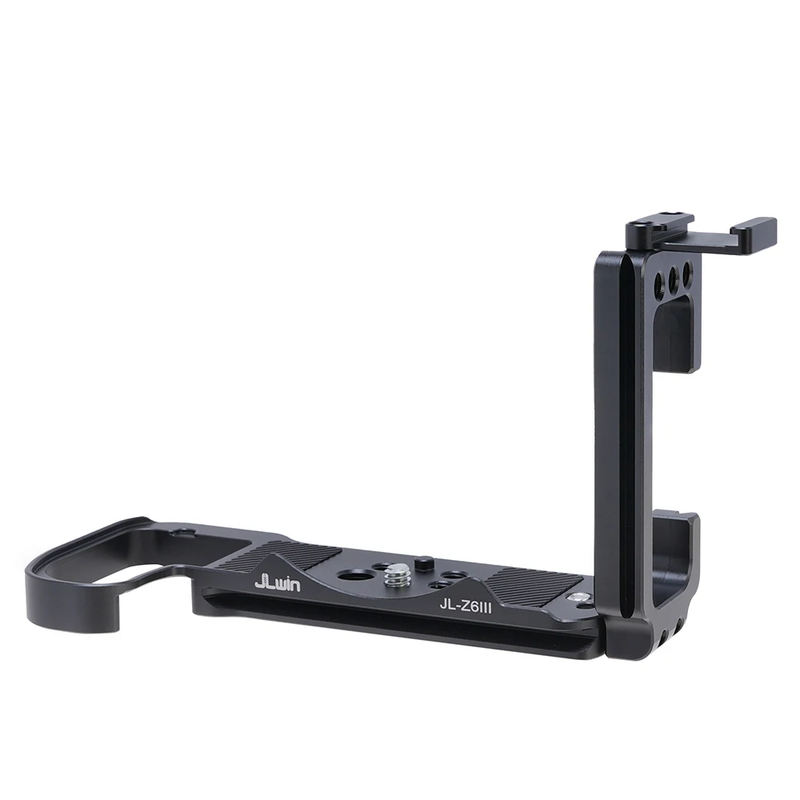 Z6III Camera Cage Wooden Side Handle Top Hand Grip Quick Release Plate Cage Rig