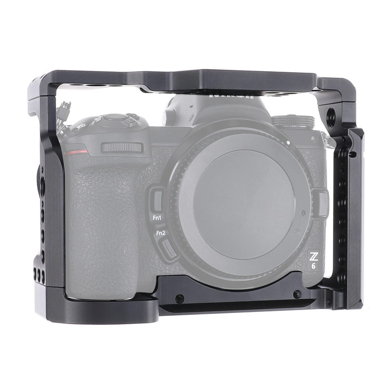 FOTGA Aluminum DSLR Camera Cage Top Handle Grip for Nikon Z5/Z6/Z7/Z6II/Z7II Vid