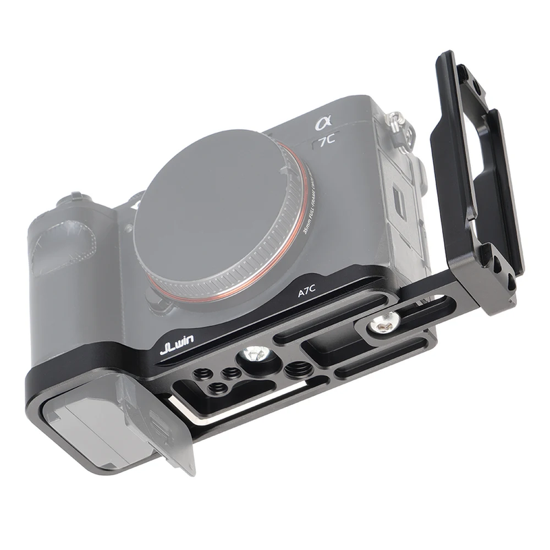 L Plate Aluminum Quick Release L Bracket Plate Handle for Sony Alpha 7C Mirrorle