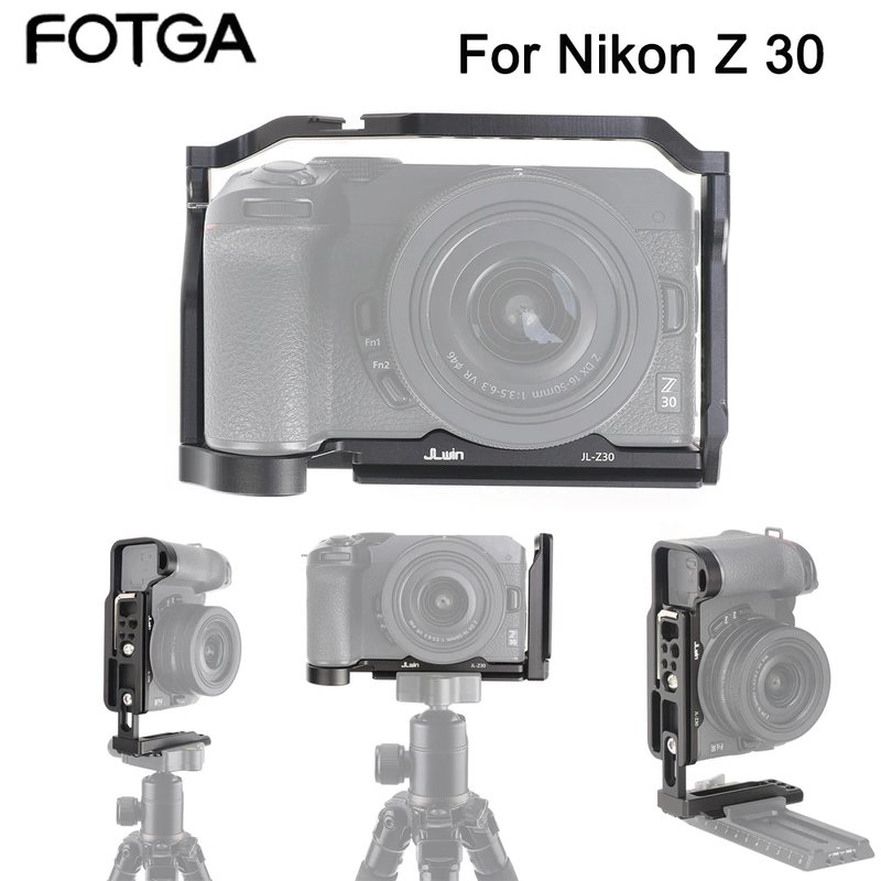 FOTGA Camera Cage Z30 DSLR Camera Cage for Nikon Z 30 Rabbit Cage Camera Rig Ved