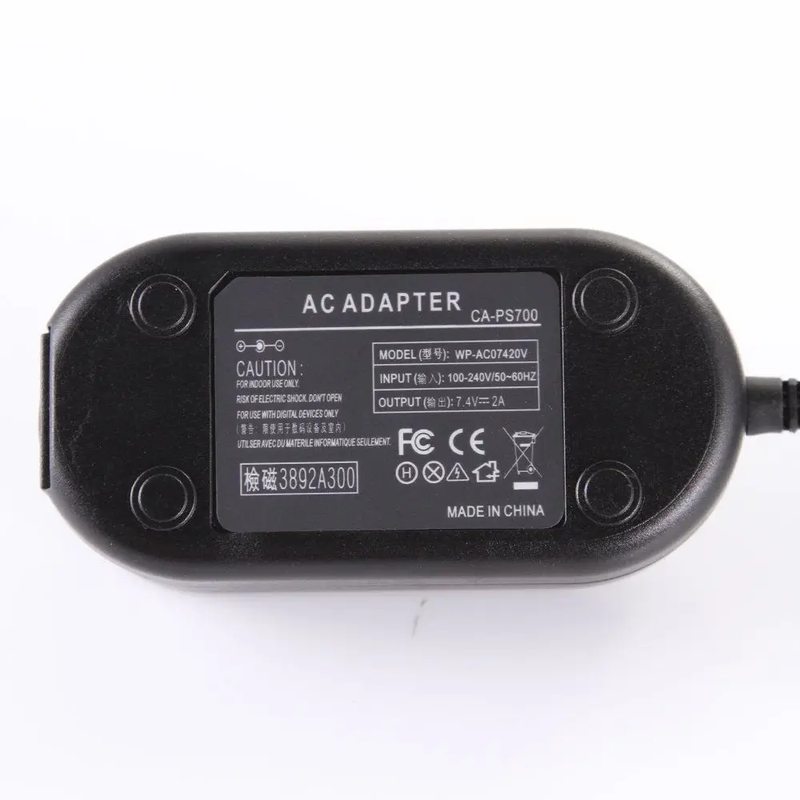ACK-700 AC Battery Power Adapter for Canon Powershot G7 G9 S50 S60 S70 400D 350D