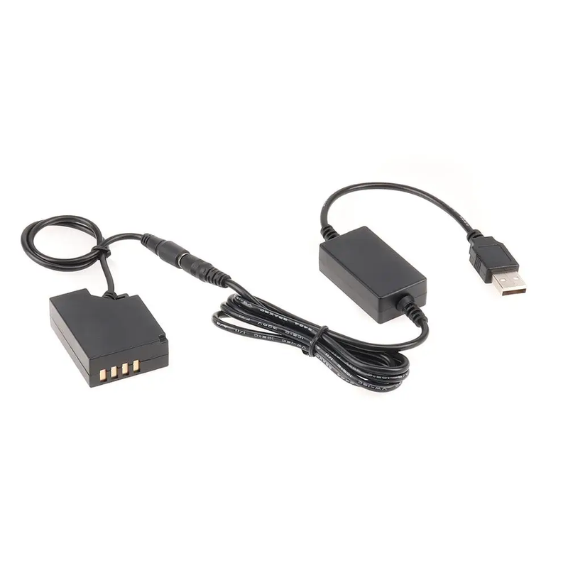 NP-W126 Dummy Battery Plate DC Couple 5V 2A USB Cable for Fuji XT2 XT3 XT20 XH1