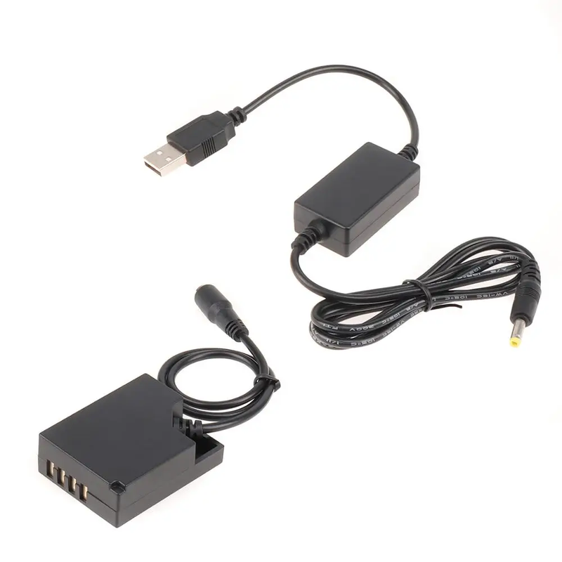 NP-W126 Dummy Battery Plate DC Couple 5V 2A USB Cable for Fuji XT2 XT3 XT20 XH1