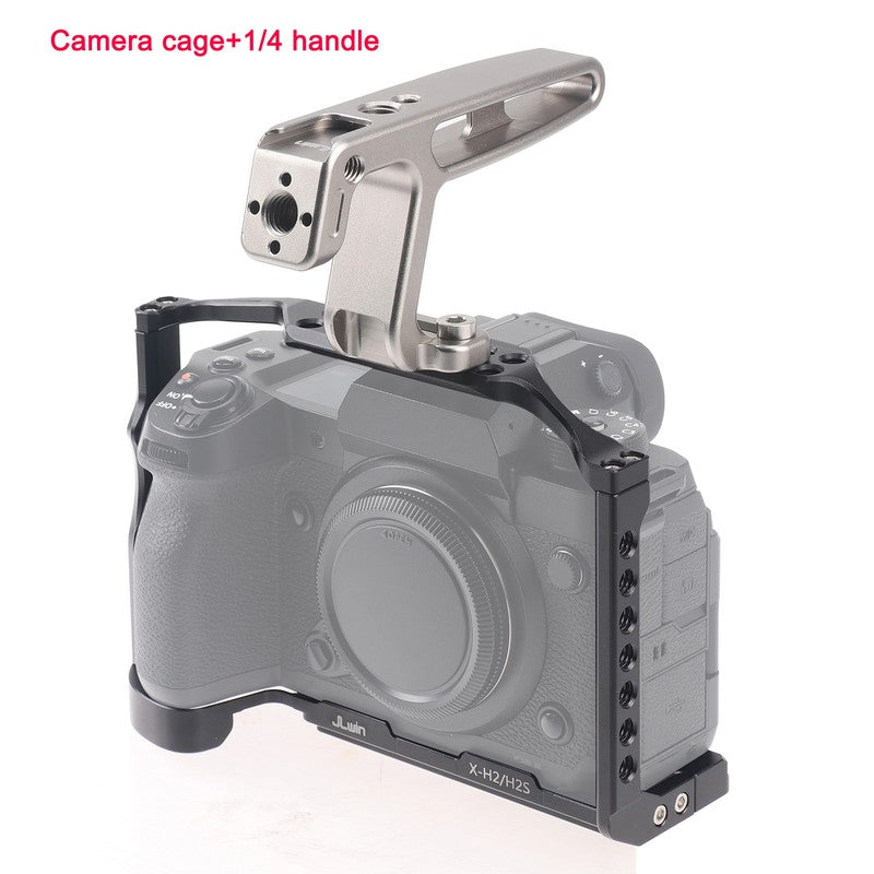 For Fuji X-H2/X-H2S Camera Cage Kit Aluminium Photography Expansion Frame Vertic