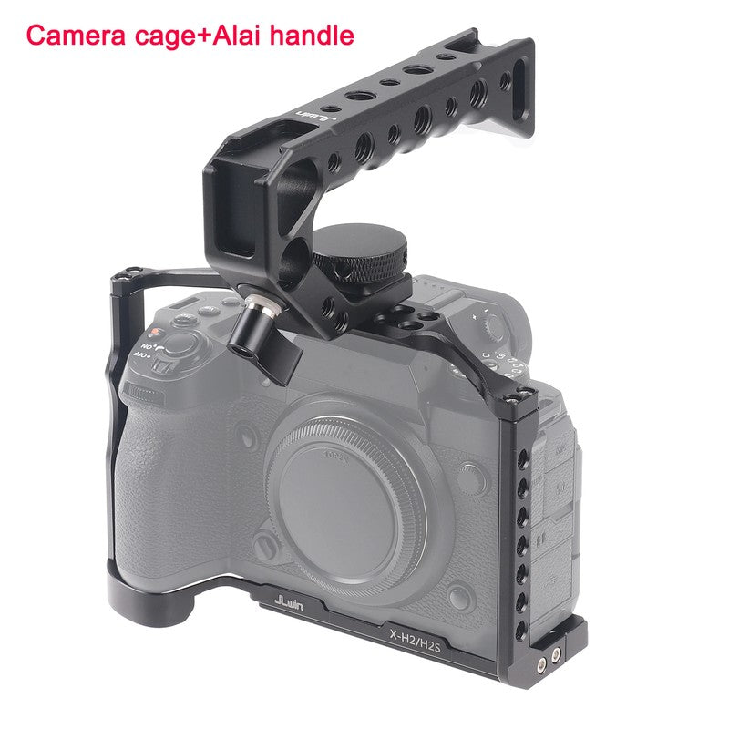 For Fuji X-H2/X-H2S Camera Cage Kit Aluminium Photography Expansion Frame Vertic