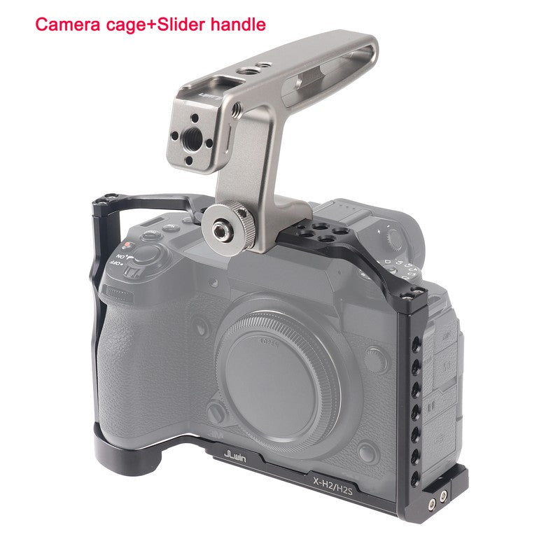 For Fuji X-H2/X-H2S Camera Cage Kit Aluminium Photography Expansion Frame Vertic