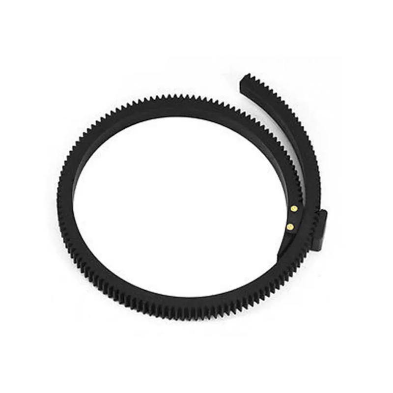 Flexible Follow Focus Gear Driven Ring Belt DSLR Lenses for 15Mm Rod Support All
