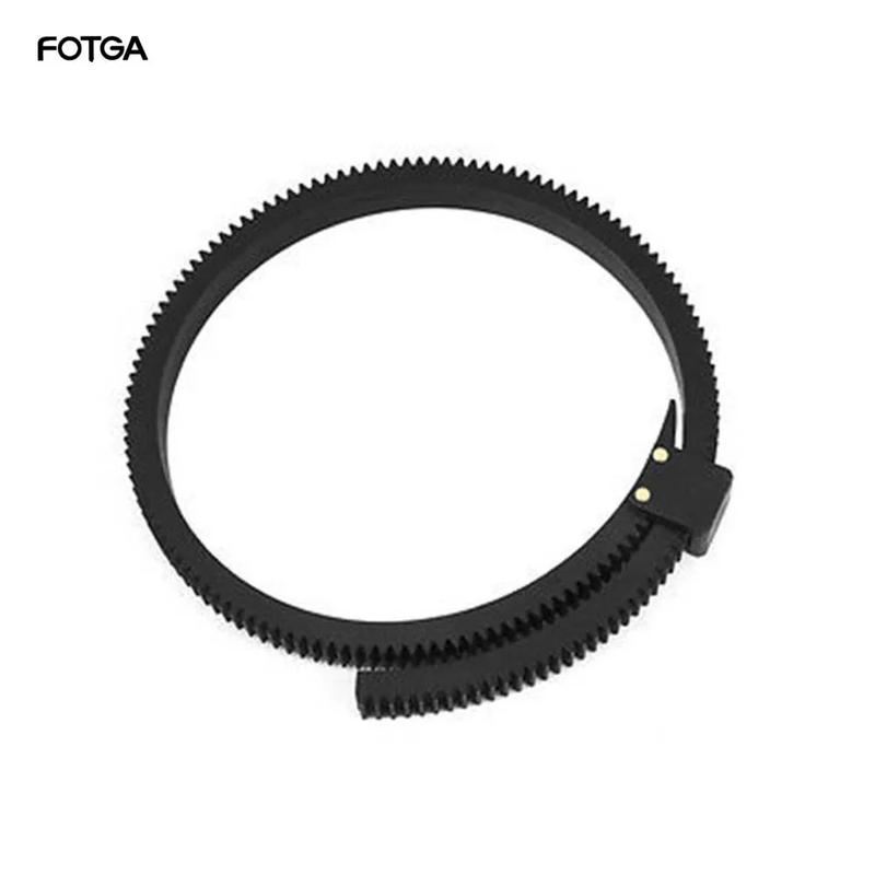 Flexible Follow Focus Gear Driven Ring Belt DSLR Lenses for 15Mm Rod Support All