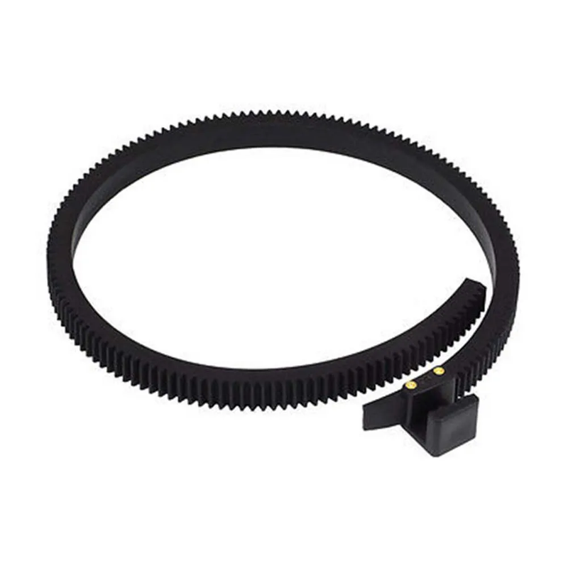 Flexible Follow Focus Gear Driven Ring Belt DSLR Lenses for 15Mm Rod Support All