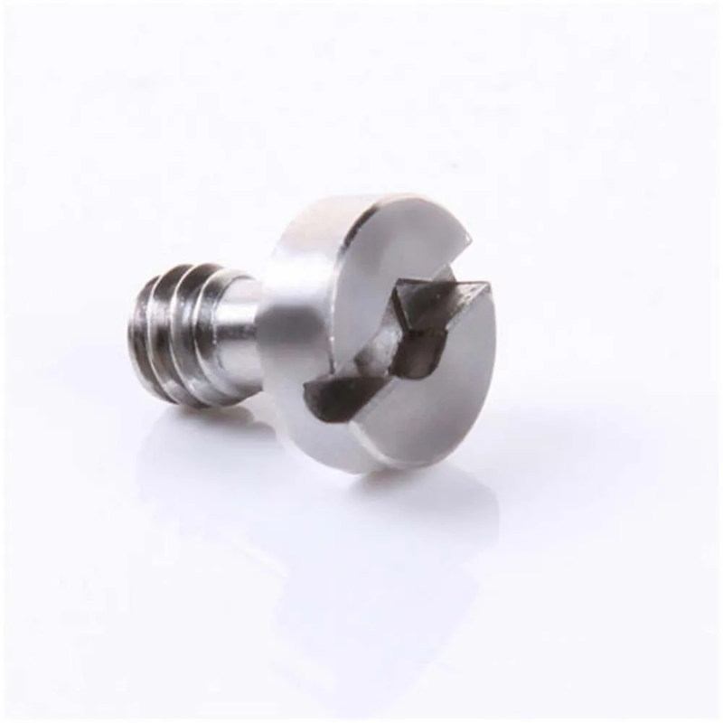 Flat Hex Stainless 1/4'' Screw for DV Camera Tripod Ballhead Quick Release Plate