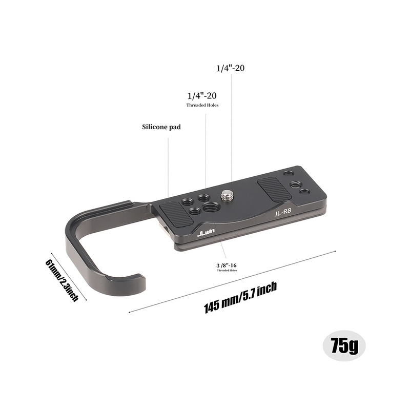 L Plate Holder for Canon EOS R8 for EOS RP Camera Stabilizer Quick Release Plate
