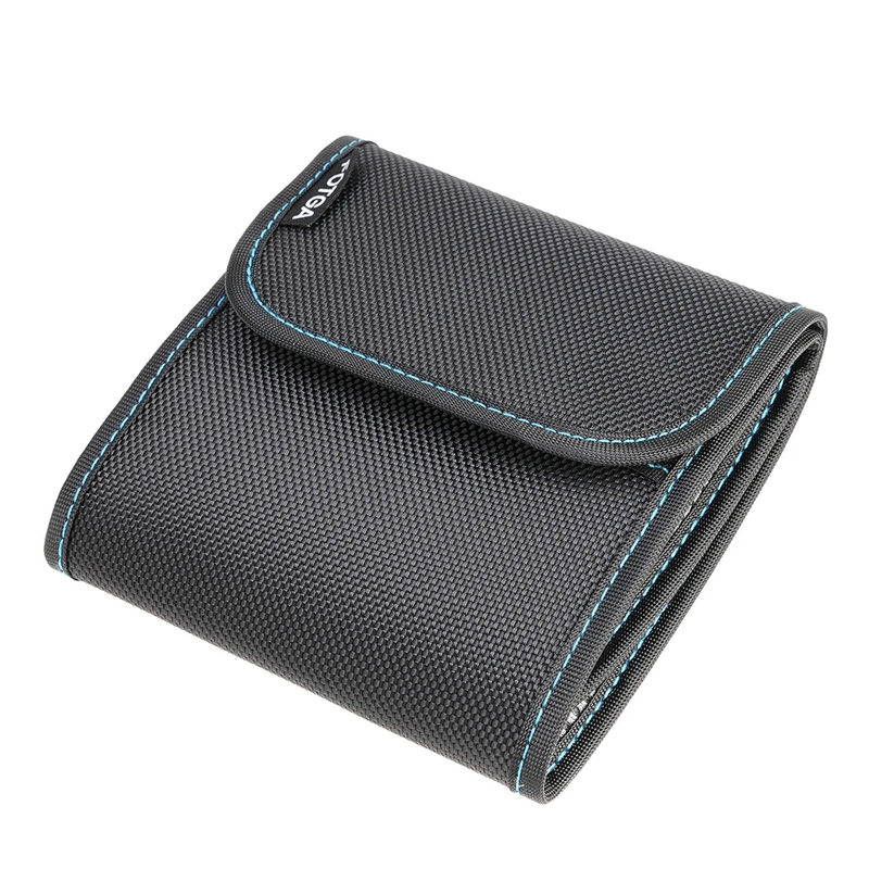 Portable Nylon 3 Pockets Filter Wallet Case Bag Pouch for 52-82 Filter 58 62 67