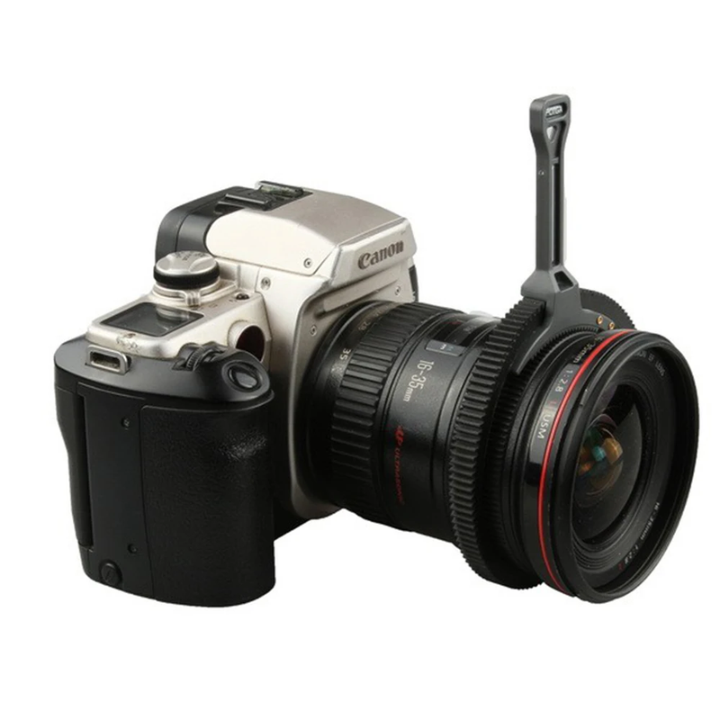 DSLR Zoom Follow Focus Handle Lever Compatible with  Gear Belt Ring Black Photog