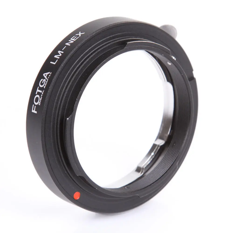FOTGA LM-NEX Adapter Ring for Leica M Lens to Sony E Mount A7III A9 A7R A6000 A3