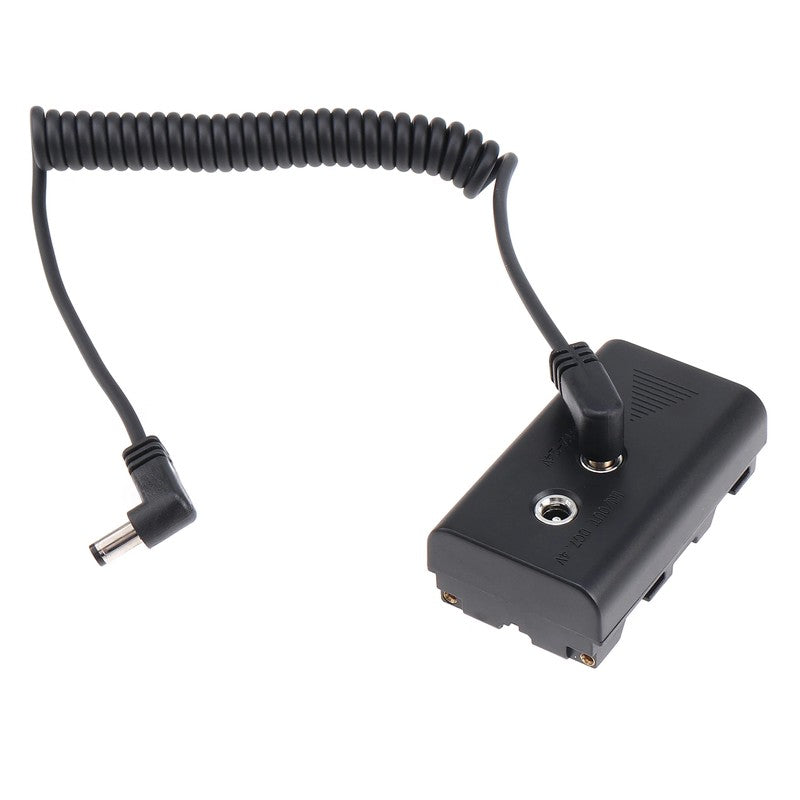 Power Supply NP-F Dummy Battery DC Coupler Replacement of NP-F960/750/770/970 wi