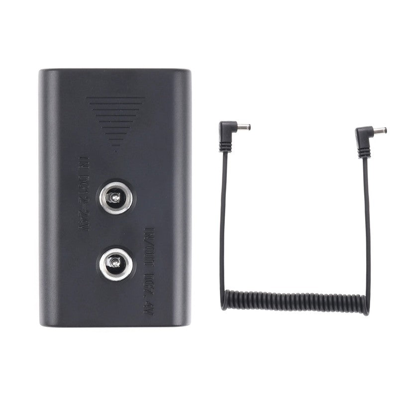 Power Supply NP-F Dummy Battery DC Coupler Replacement of NP-F960/750/770/970 wi