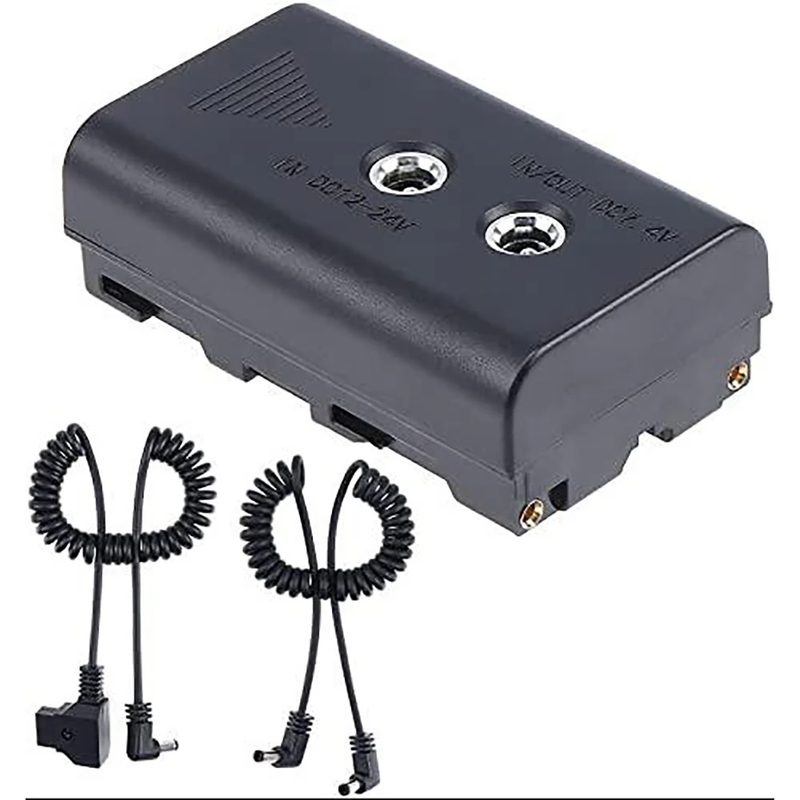 NP-F Dummy Battery DC Clutch Replacement of NP-F960/750/770/970 with DC Input an