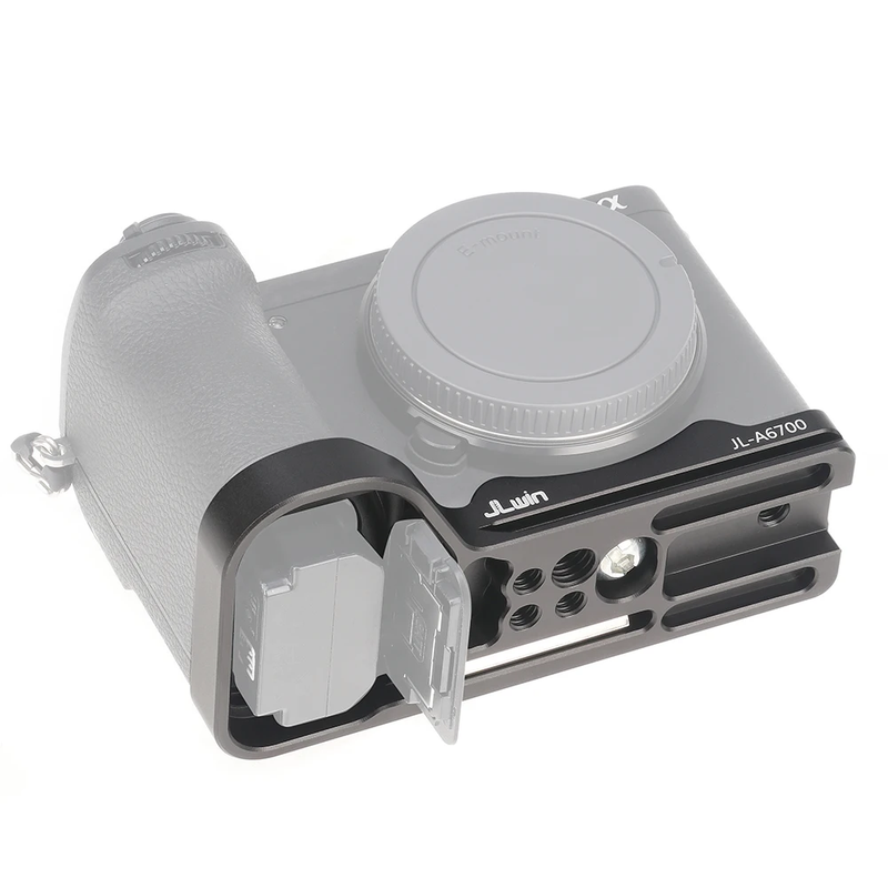 FOTGA L Shape for Sony A6700 Camera Bracket Plate Baseplate Shoot Quick Release