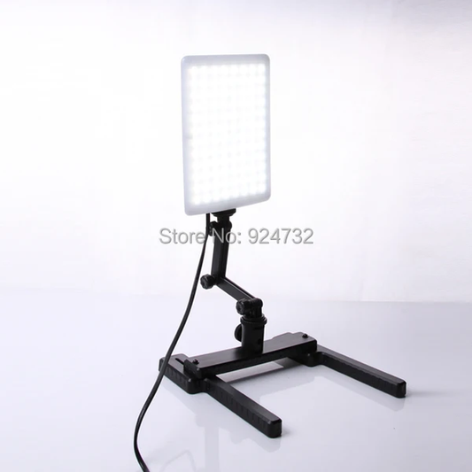 CN-T96 5600K 96PCS LED Light Lamp 18W with Mini Shooting Bracket Stand Set Kit i