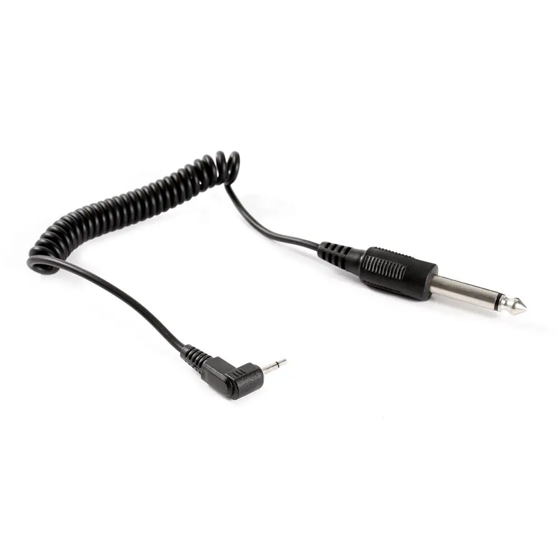 2.5Mm to 6.35Mm Male Sync Cord Spring Coiled Cable for Yongnuo RF-602 Flash Trig