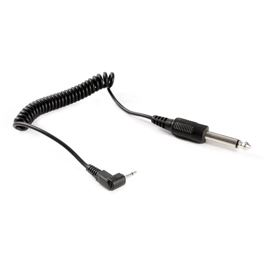 2.5Mm to 6.35Mm Male Sync Cord Spring Coiled Cable for Yongnuo RF-602 Flash Trig