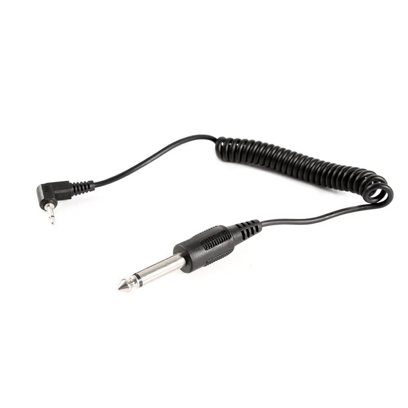 2.5Mm to 6.35Mm Male Sync Cord Spring Coiled Cable for Yongnuo RF-602 Flash Trig