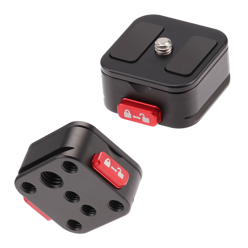 Camera Tripod Mount Claw Arca QR Plate Quick Release Clamp Kit for Canon/Sony/Ni