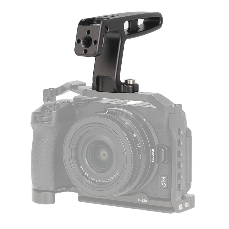 Mini Top Handle Hand Grip 1/4-20 Screws Cold Shoe Mount for Cameras Cage Lightw