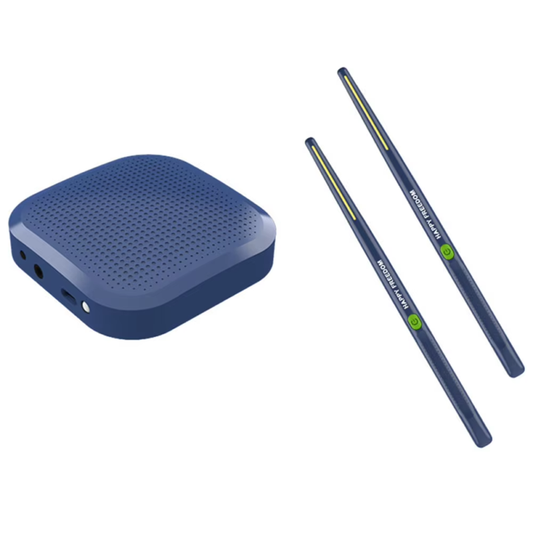 Air Drum with Drumsticks Portable Electronic Virtual Air Drum Drumsticks Pedals