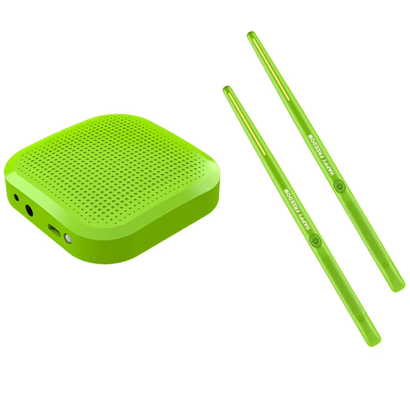 Air Drum with Drumsticks Portable Electronic Virtual Air Drum Drumsticks Pedals