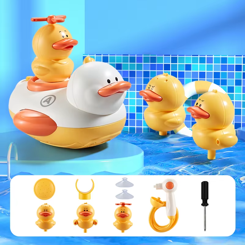 Baby Cartoon Duck Shower Classic Shower Bath Toy Animal Sprinkle Bathroom Swimmi
