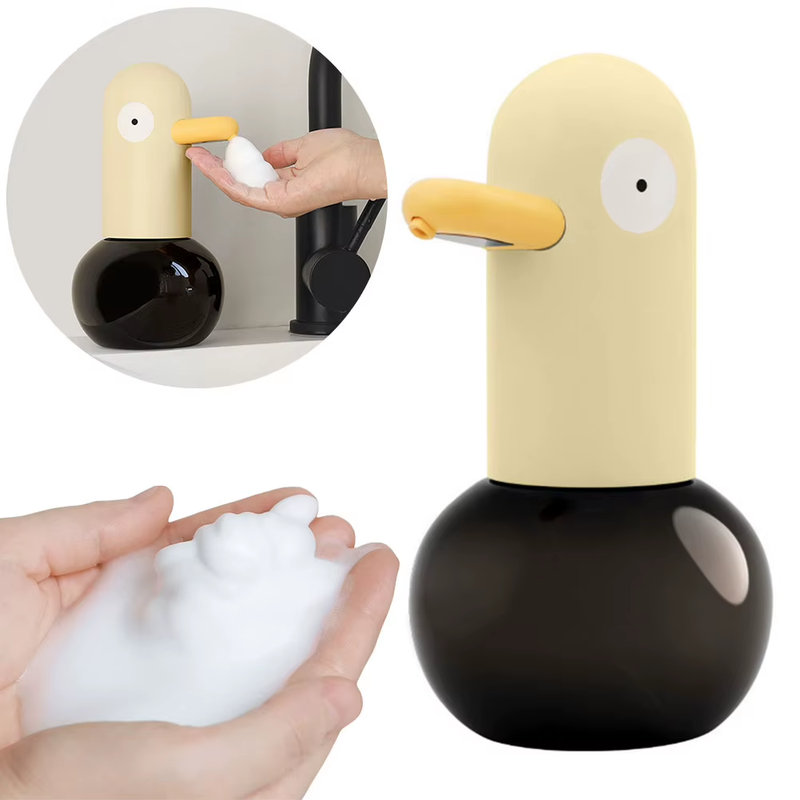 400Ml Cute Duck Automatic Induction Foam Soap Dispenser USB Charging No-Contact