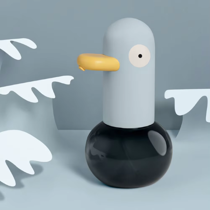 400Ml Cute Duck Automatic Induction Foam Soap Dispenser USB Charging No-Contact