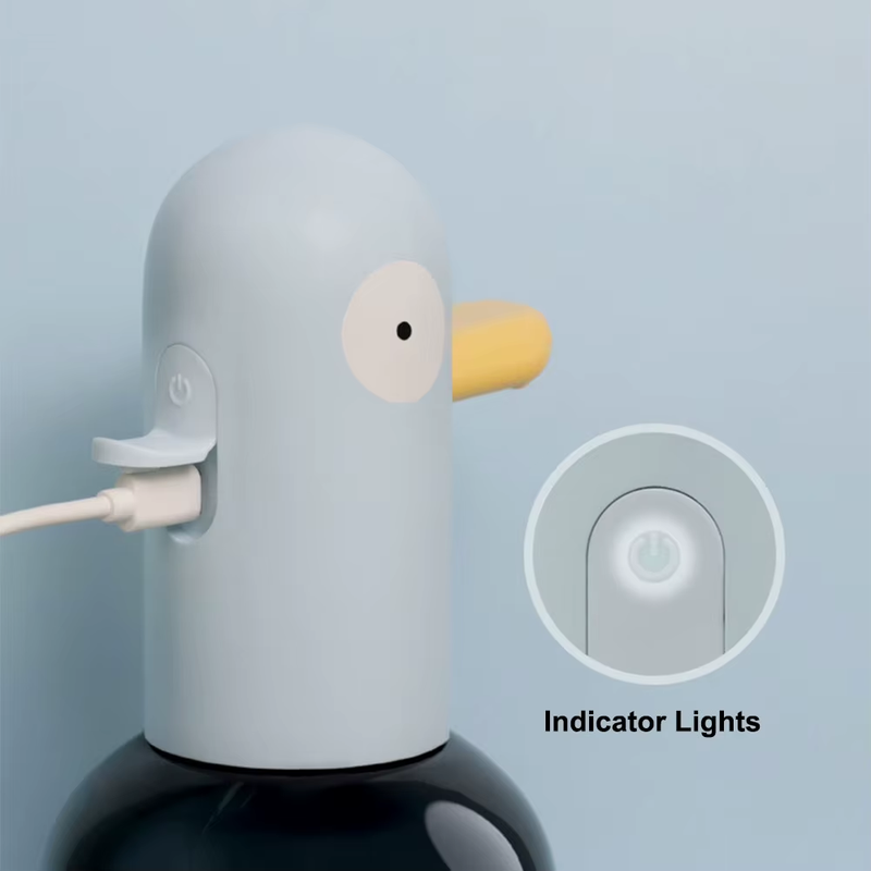 400Ml Cute Duck Automatic Induction Foam Soap Dispenser USB Charging No-Contact