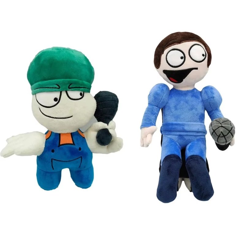 25/30Cm Dave and Bambi Plush Toys Cartoon Friday Night Funk Plush Doll FNF Stuff