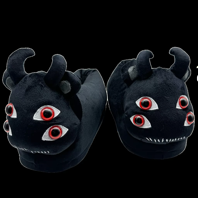 Halloween Michael Myers Chucky Plush Slippers Horror Ghostly Black Lord Devil Ra