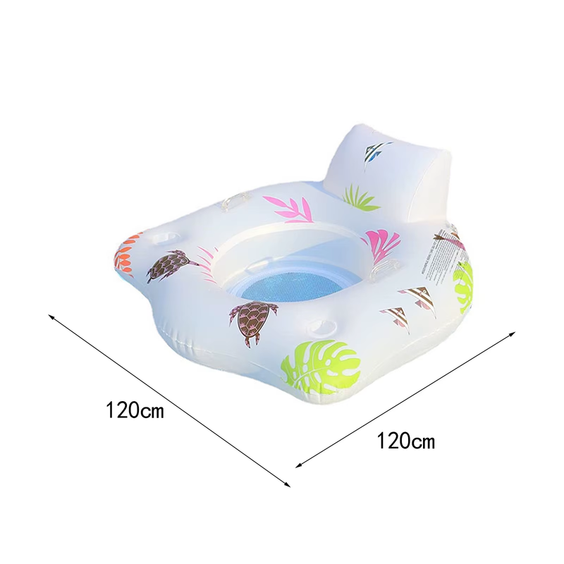 U-Shaped Floating Row Thickened Swimming Ring Floating Chair Water Floating Infl