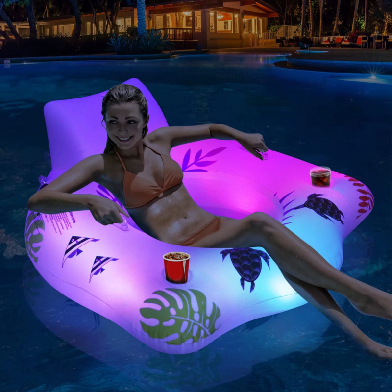 U-Shaped Floating Row Thickened Swimming Ring Floating Chair Water Floating Infl