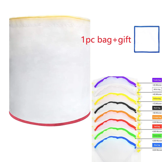 All Mesh 5Gallon 25Micron Purple Only 1Pc Bubble Hash Bag Essense Extractor Kit