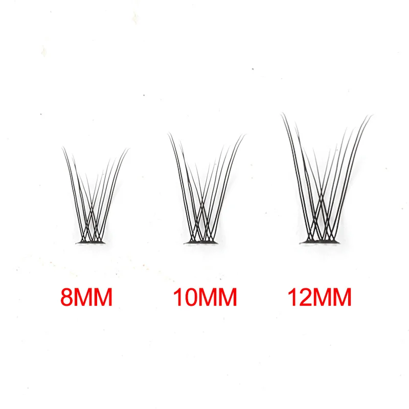 Individual Lashes Extension Natural Long False Eyelashes Cluster Russian Volume