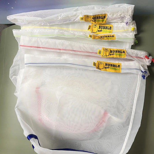 5Gallon 5Bags Kit All Mesh Bubble Bags Ice Filter for Indoor Garden Flower Red W