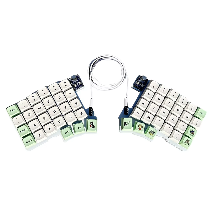 Split Keyboard Wired Programmable Keyboard Hot Swap Left Right Hand Keyboard Sup