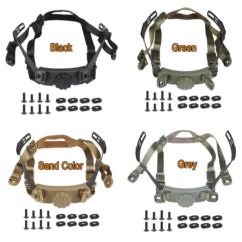 Helmet Inner Suspension System Portable Helmets Head Lock Strap Adjustable Secur