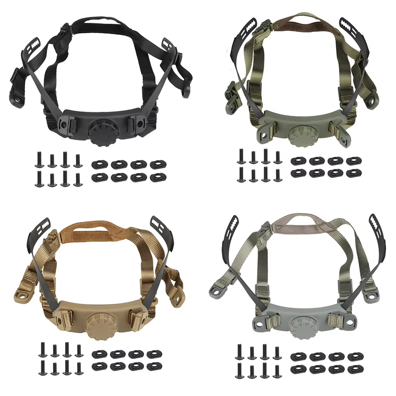 Helmet Inner Suspension System Portable Helmets Head Lock Strap Adjustable Secur