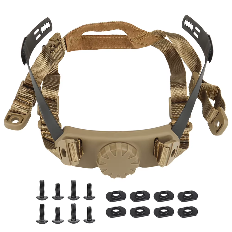 Helmet Inner Suspension System Portable Helmets Head Lock Strap Adjustable Secur