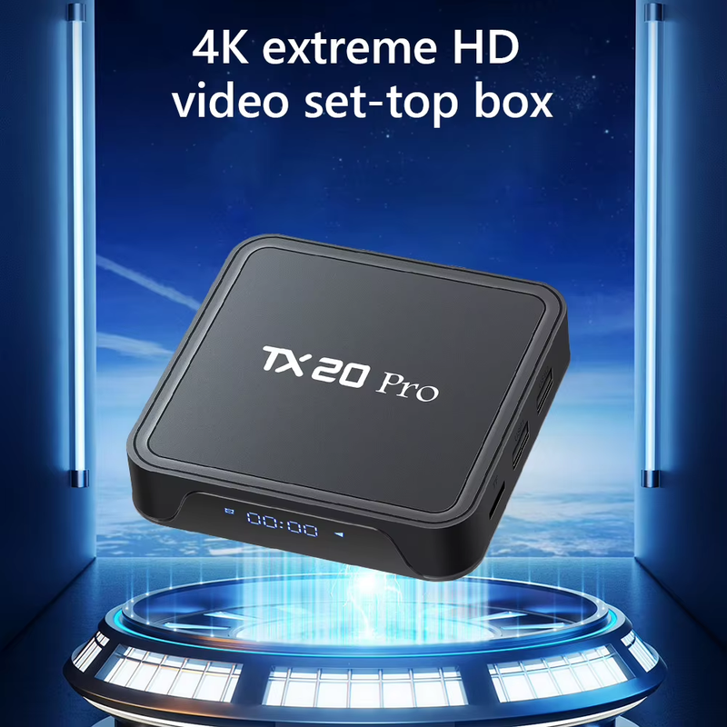 Android 15.0 Media Player Allwinner H313 Quad Core 4K HD Set Top Box Dual WIFI B