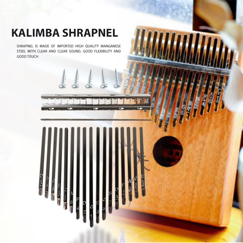 Thumb Piano 17 Keys Kalimba DIY Replacement Parts Musical Instrument Accessories