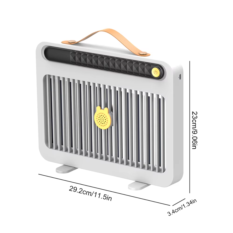 Electric Fly Catcher USB Rechargeable Mosquito Killer Lamp with Silent UV Light